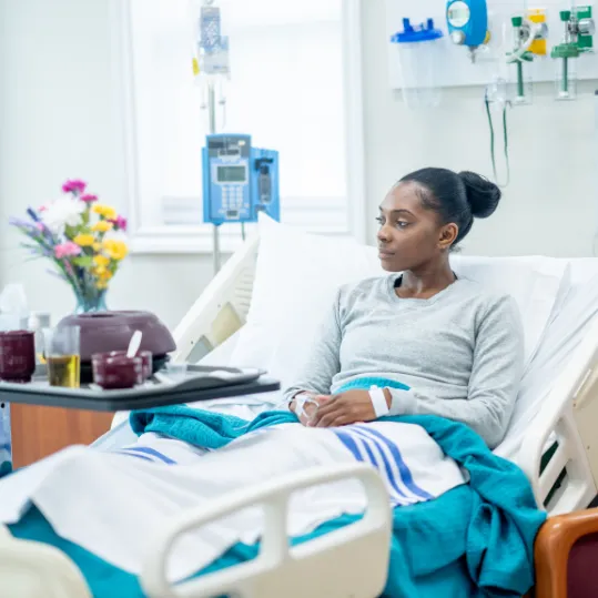 Hospital patient receiving care relevant to medical negligence claims