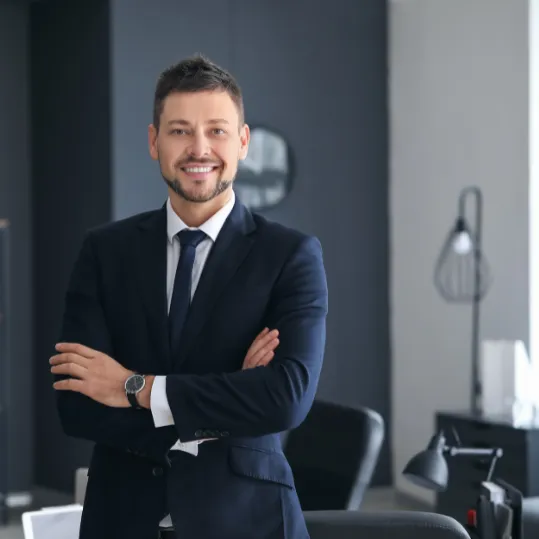 Lawyer providing legal advice on medical negligence claims