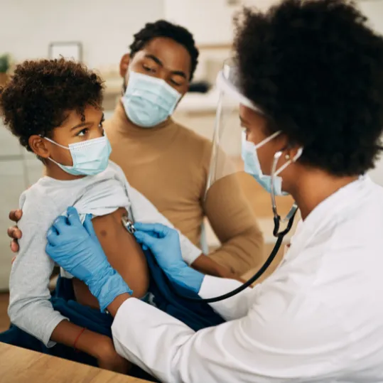 Child medical examination relevant to paediatric medical negligence claims